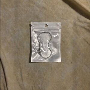 Sterling-Look Silver Snake Chain Bracelet